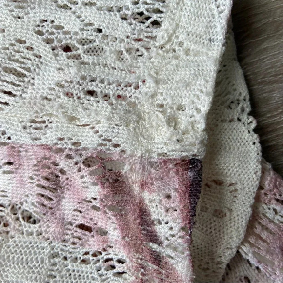 Vintage Cactus Leopard Print Embellished Open Knitted  Top - Picture 14 of 14